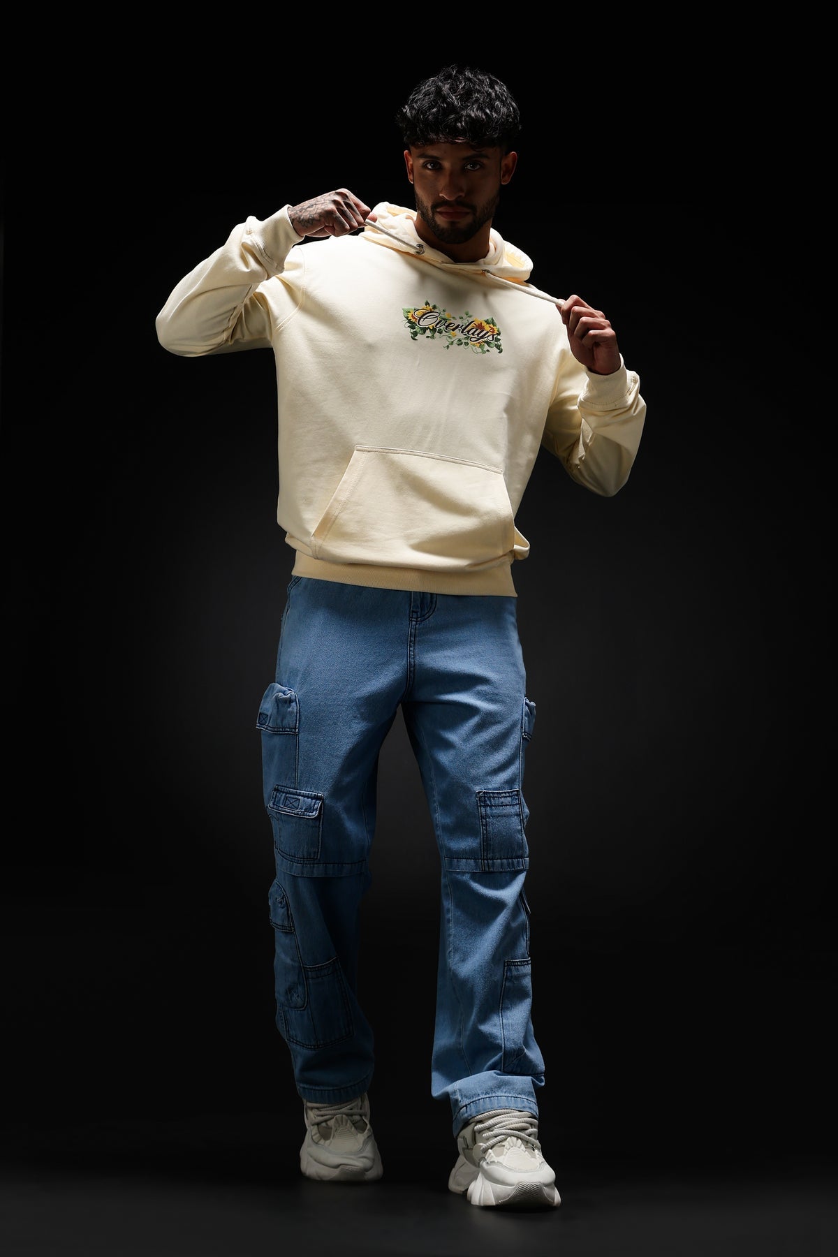 Sunflower Beige Oversized Hoodie